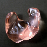 Hard Lucite Clear with Pink Tint #2